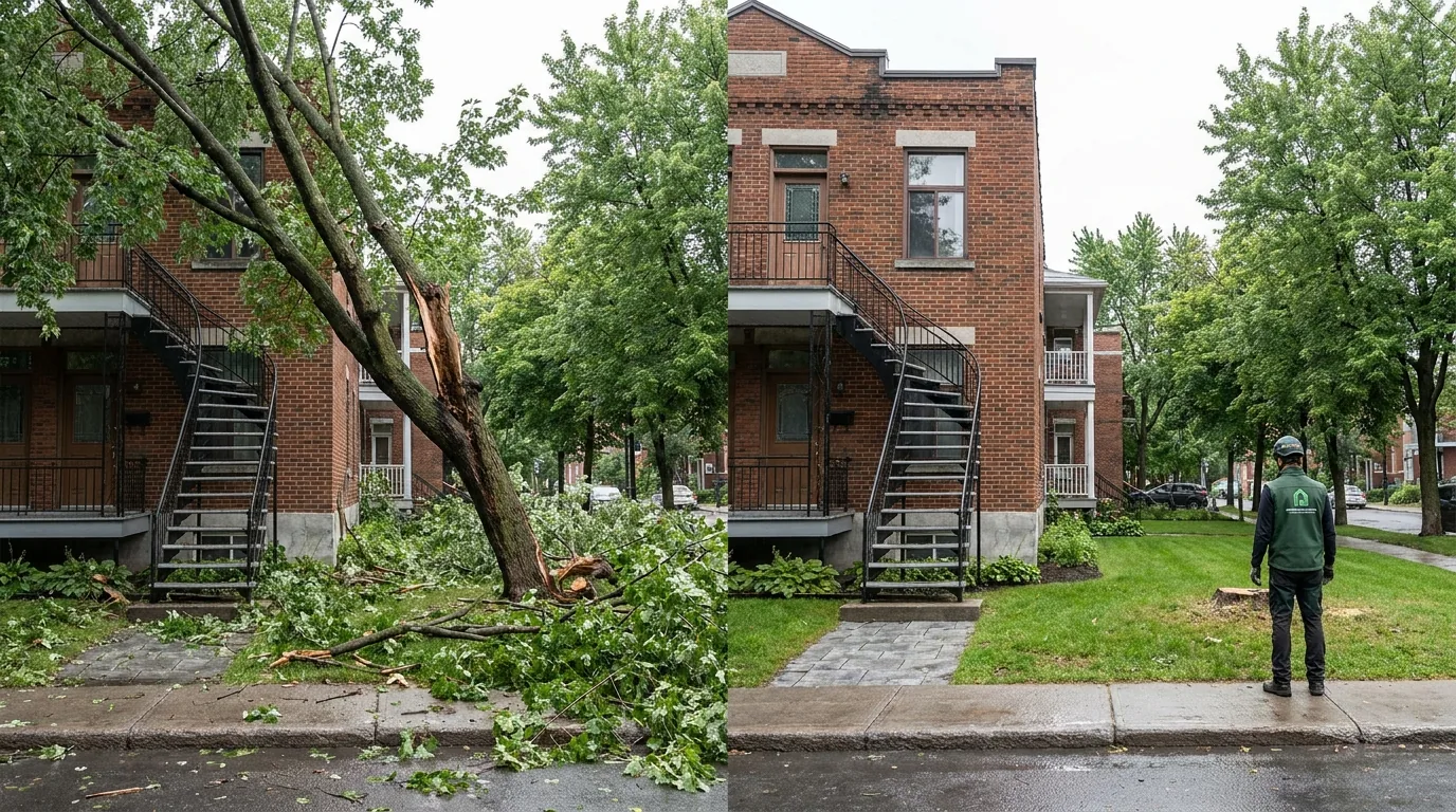 Abattage d'arbre · Montréal