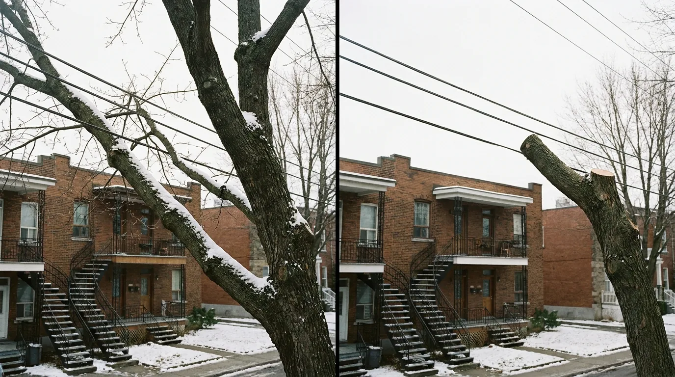 Dégagement de lignes · Montréal