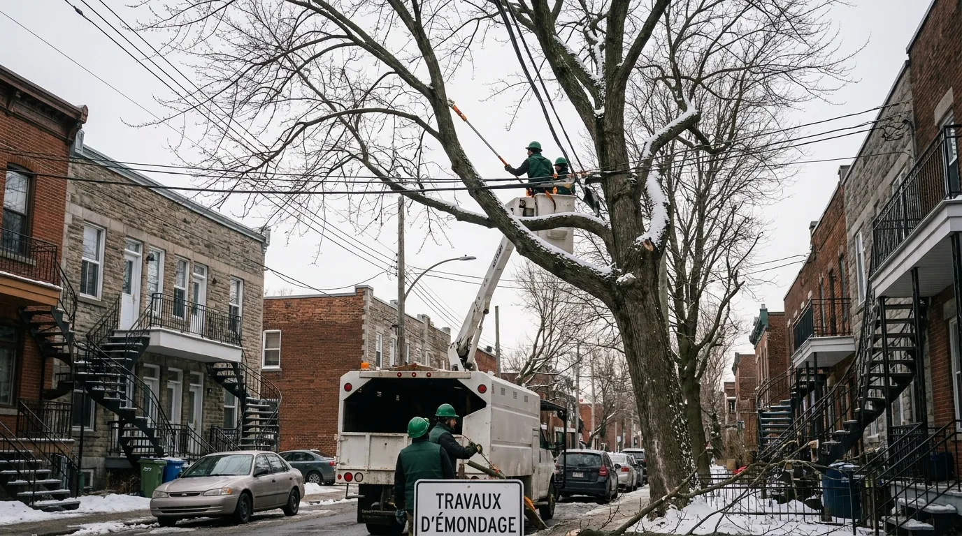 Émondage près des lignes électriques : sécurité et réglementation Hydro-Québec (Montréal)