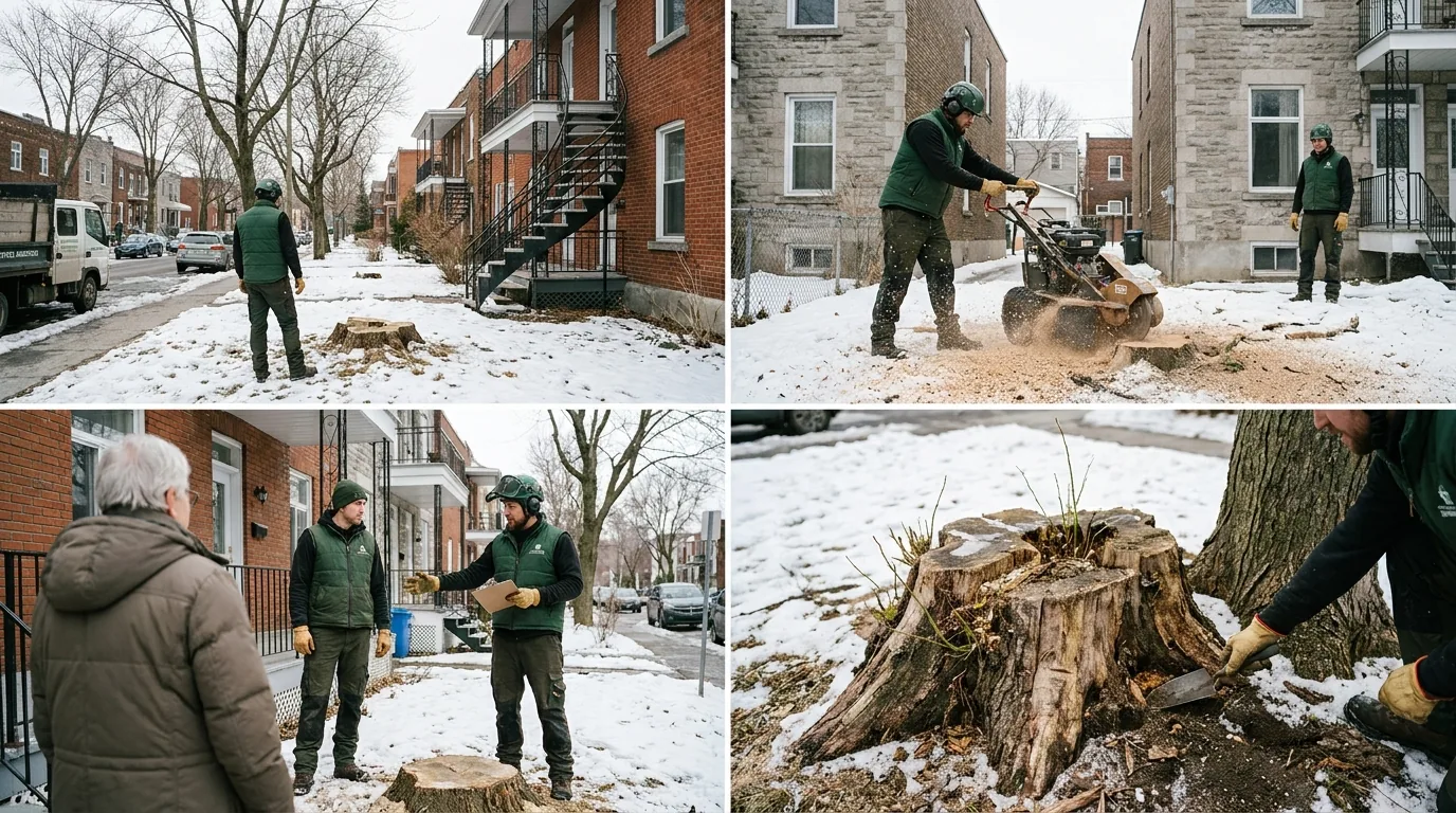 Essouchage : méthodes, prix et quand intervenir (Montréal)