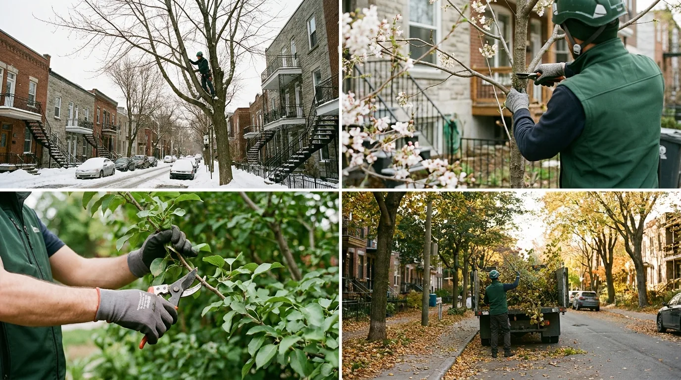 Quand émonder ses arbres au Québec ? Calendrier idéal saison par saison (Montréal)